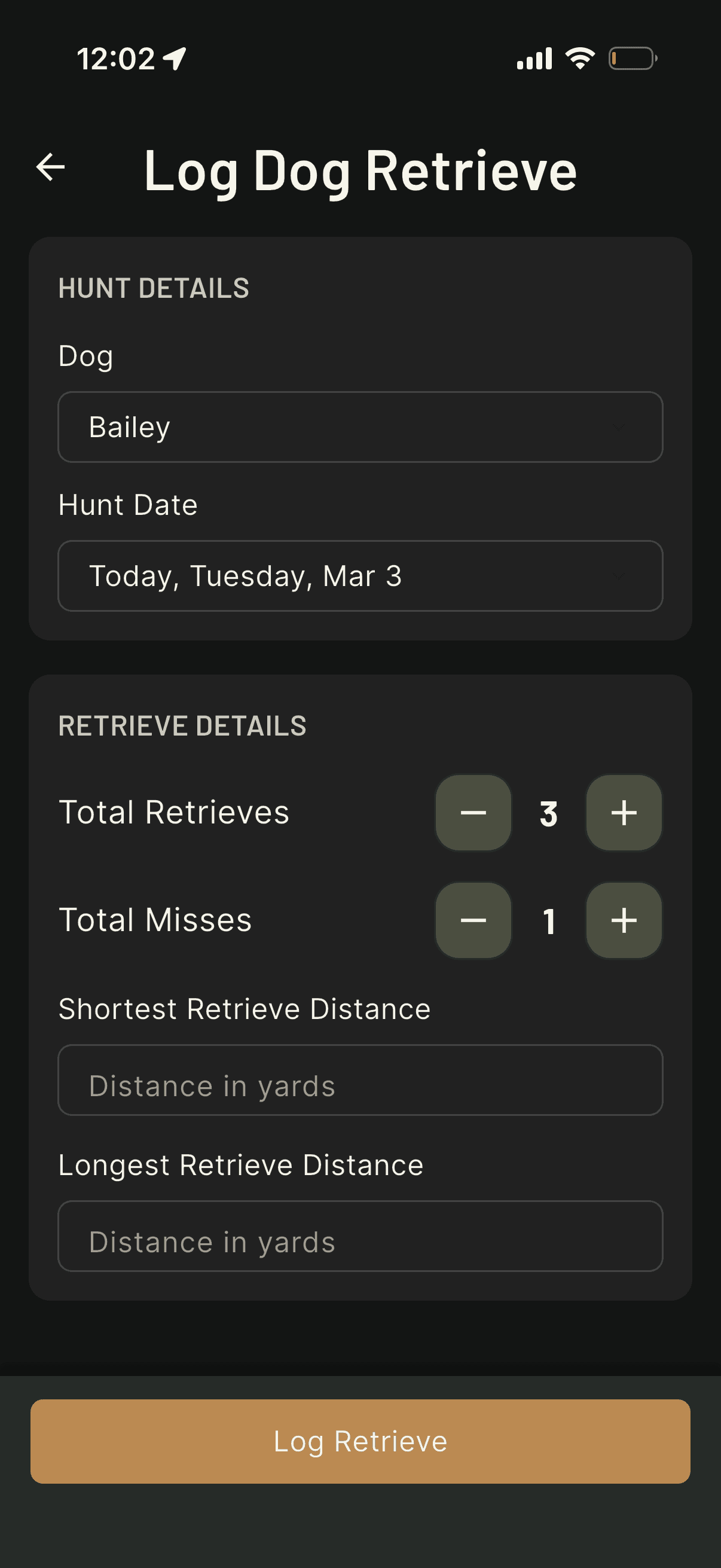 Dog Profiles & Logs screenshot